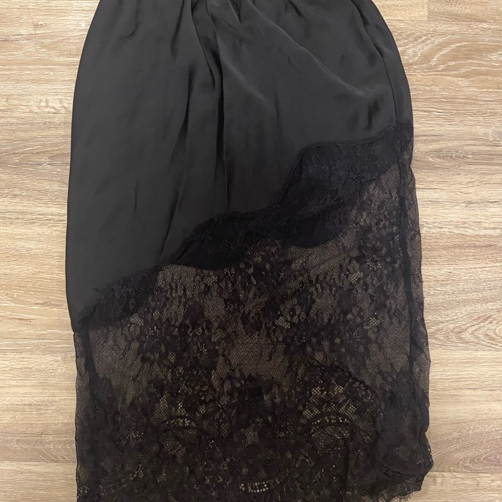 Elegant Black Lace Skirt